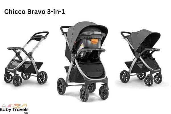 Chicco Bravo 3-in-1 Trio Travel System with car seat